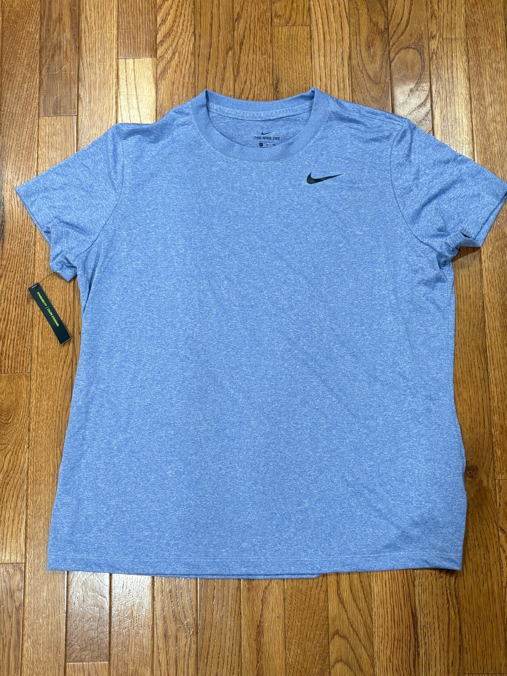 Nike Light Blue Heather Dri-FIT Crew Tee